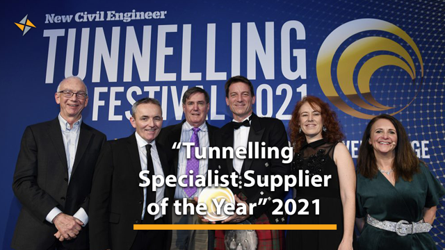 Tunnelling Specialist Supplier of the Year Winners